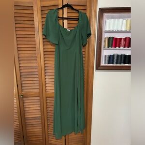 Baltic Born Forest Green Maxi Dress